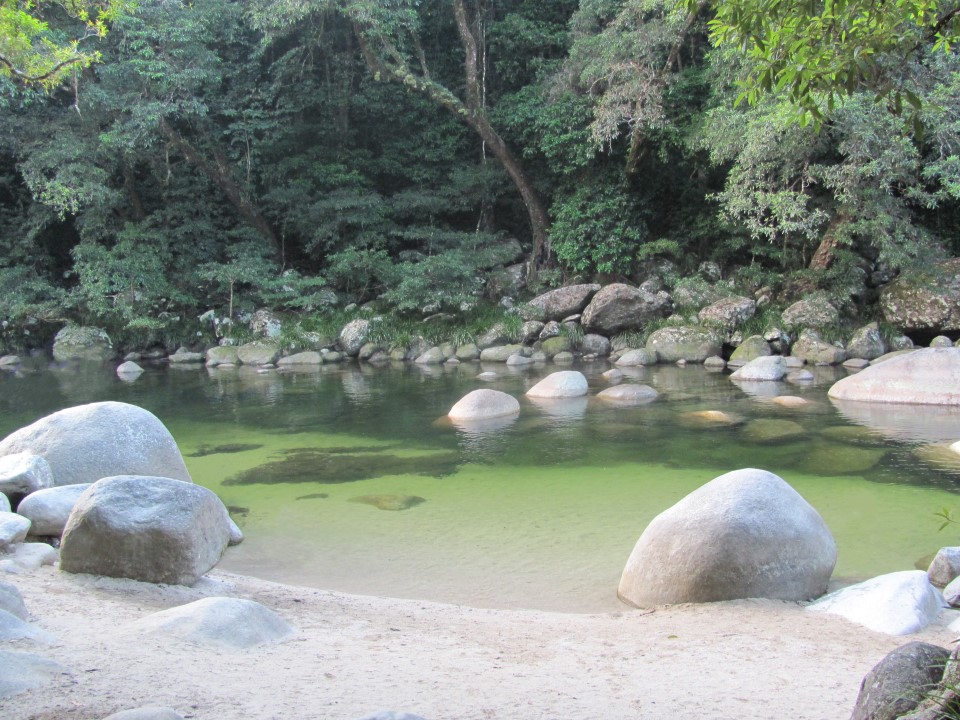 river pool in Cairns